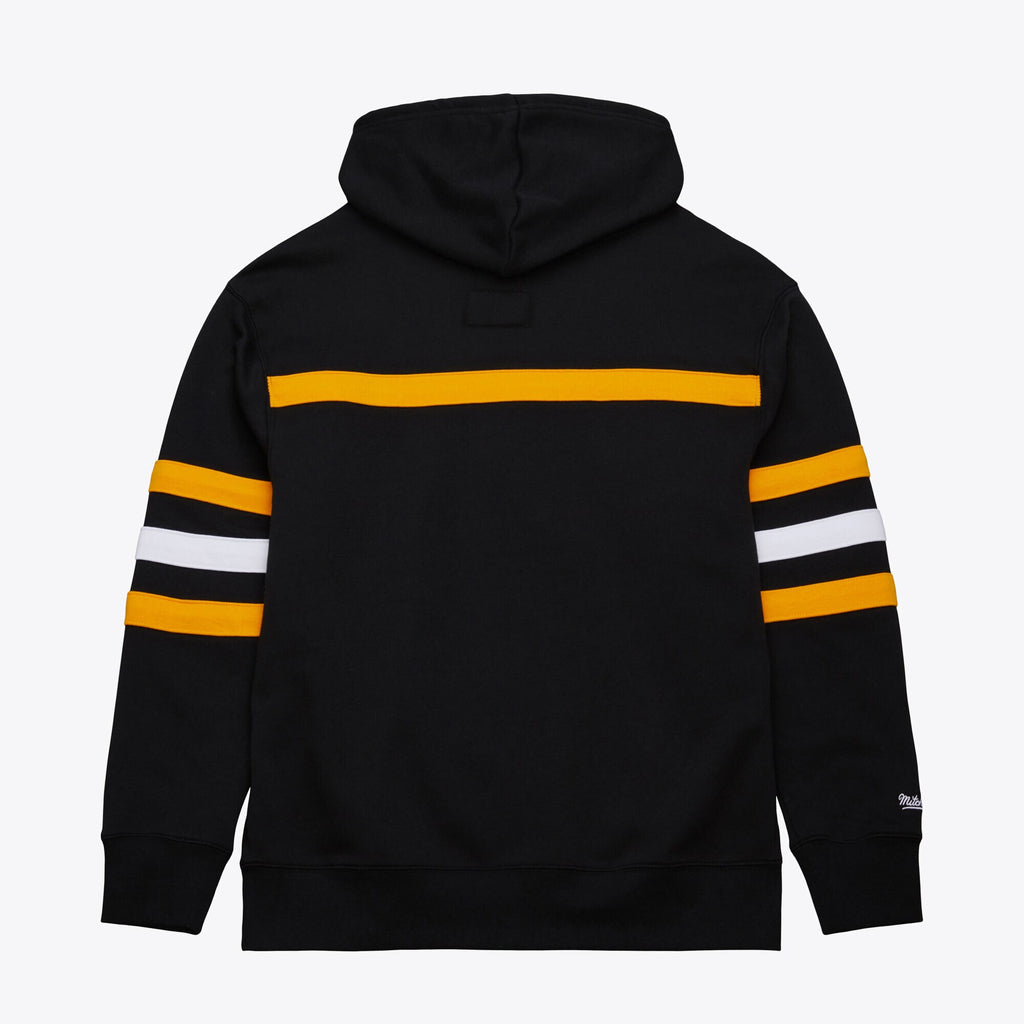 Mens Mitchell & Ness NBA HEAD COACH HOODIE VINTAGE LOGO LAKERS