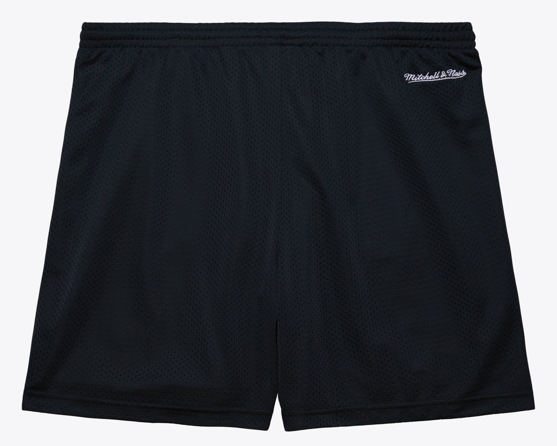 MENS MITCHELL & NESS NBA GAMEDAY MESH 7IN SHORTS VINTAGE LOGO 76ERS