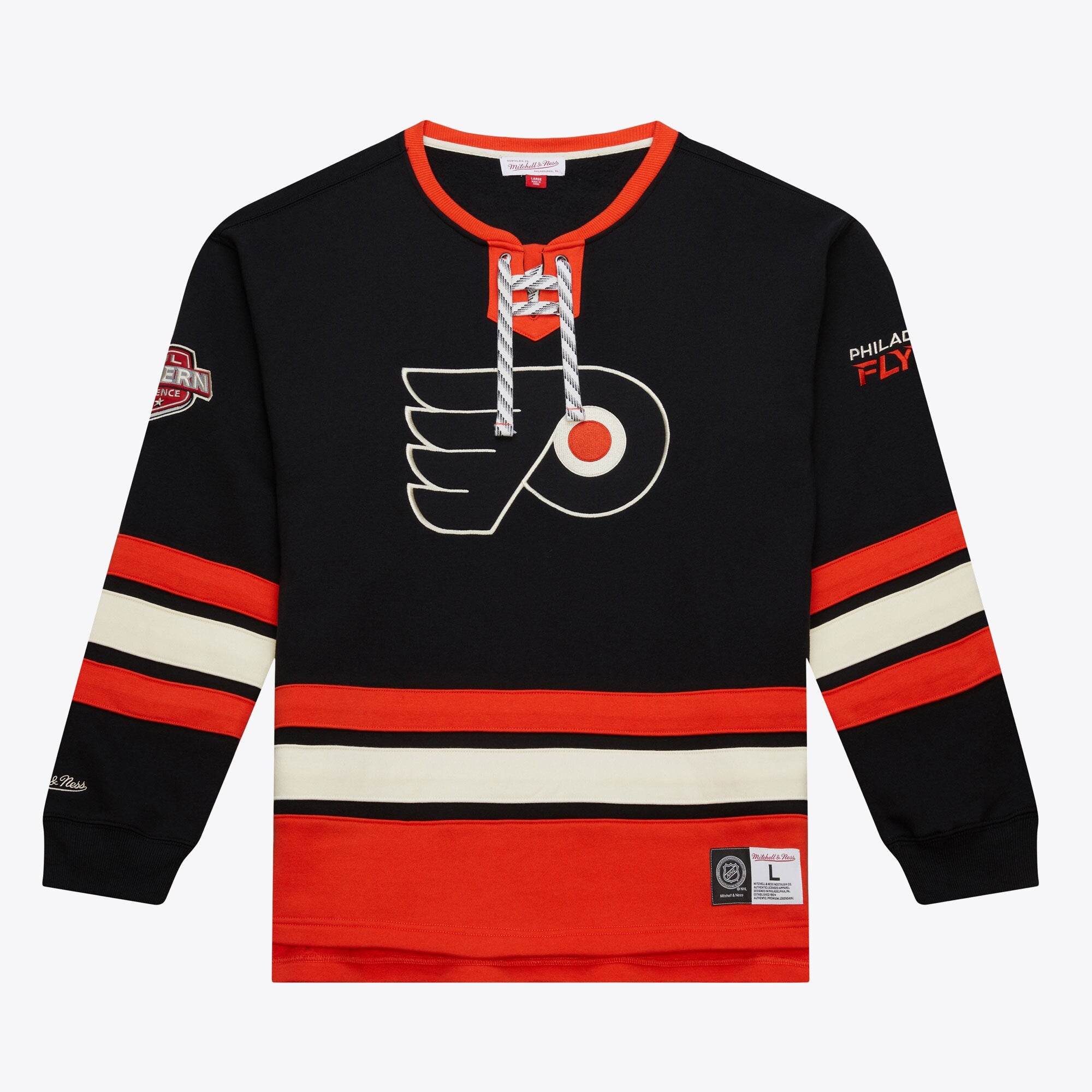 MENS MITCHELL & NESS NHL HERITAGE LACE-UP CREW CURRENT LOGO FLYERS