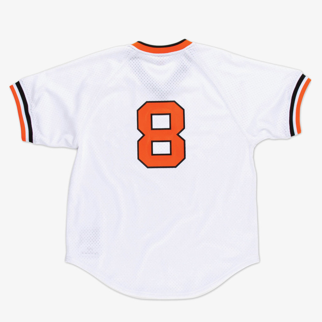 MENS MITCHELL & NESS MLB AUTHENTIC BP JERSEY - ORIOLES 1985 CAL RIPKEN JR