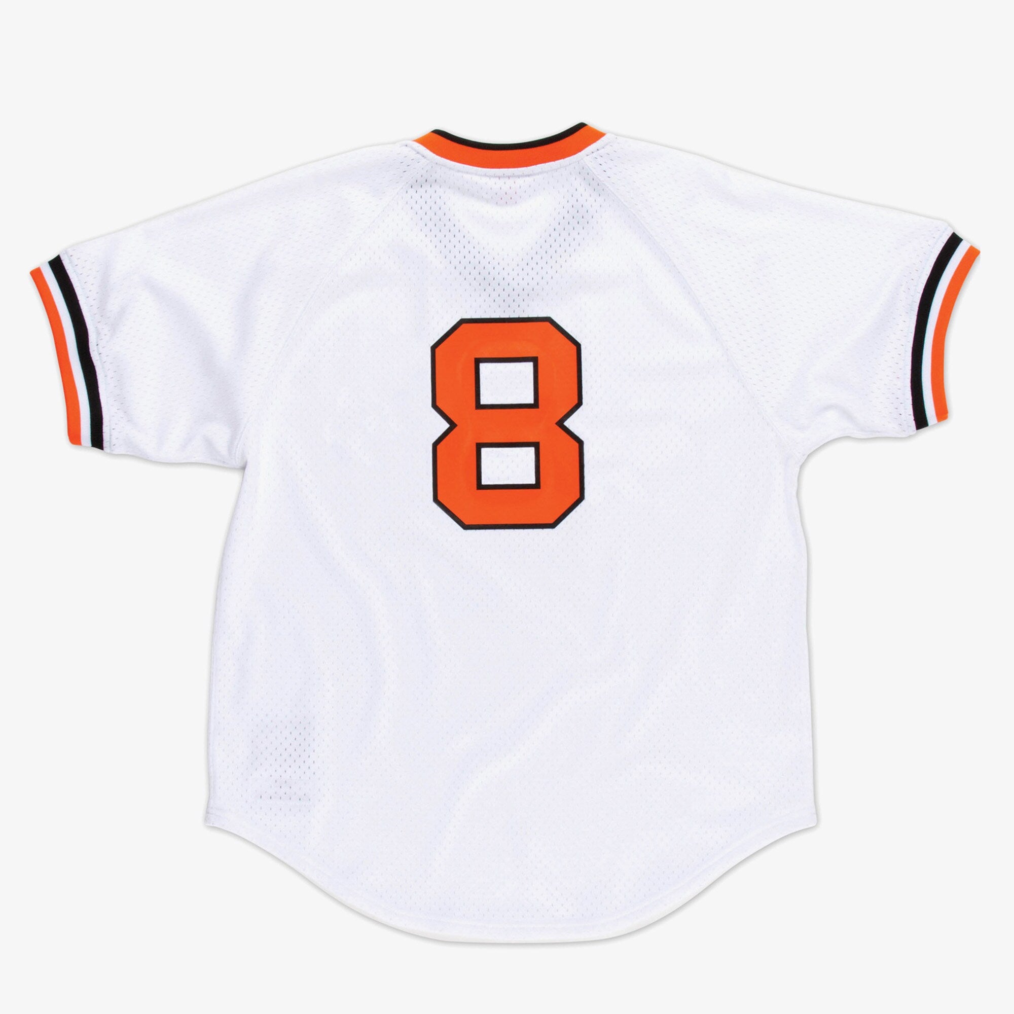 MENS MITCHELL & NESS MLB AUTHENTIC BP JERSEY - ORIOLES 1985 CAL RIPKEN JR