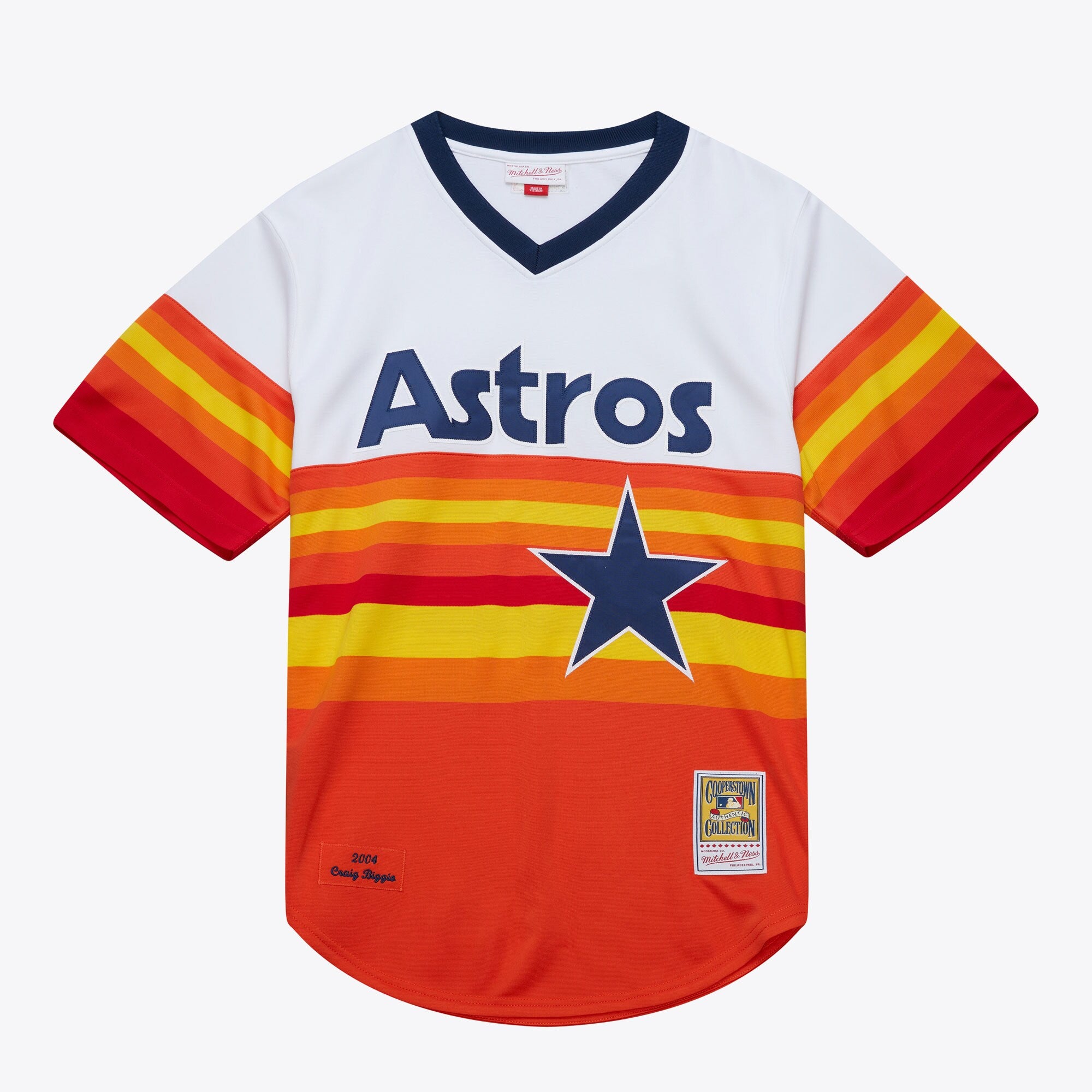Mens Mitchell & Ness MLB ALTERNATE JERSEY ASTROS 2004 CRAIG BIGGIO