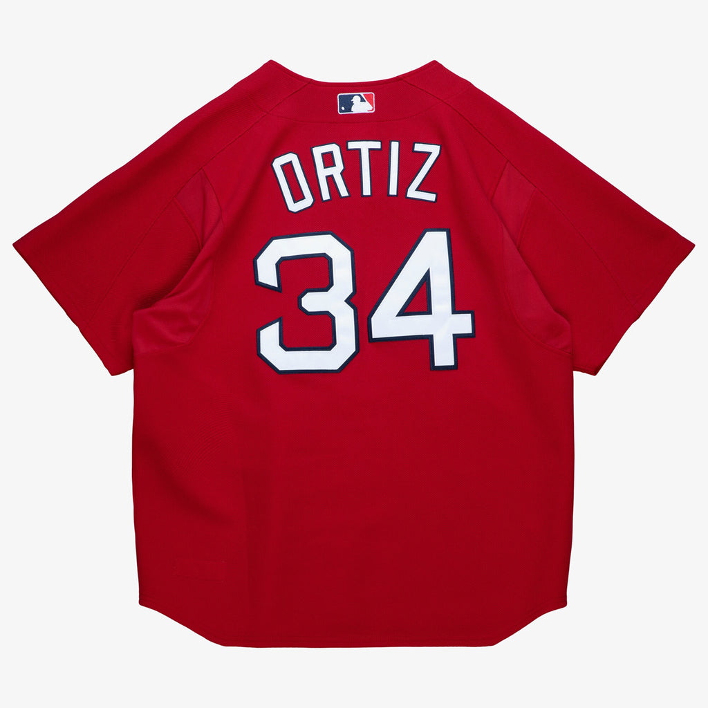 Mens Mitchell & Ness MLB BP JERSEY RED SOX 2004 DAVID ORTIZ