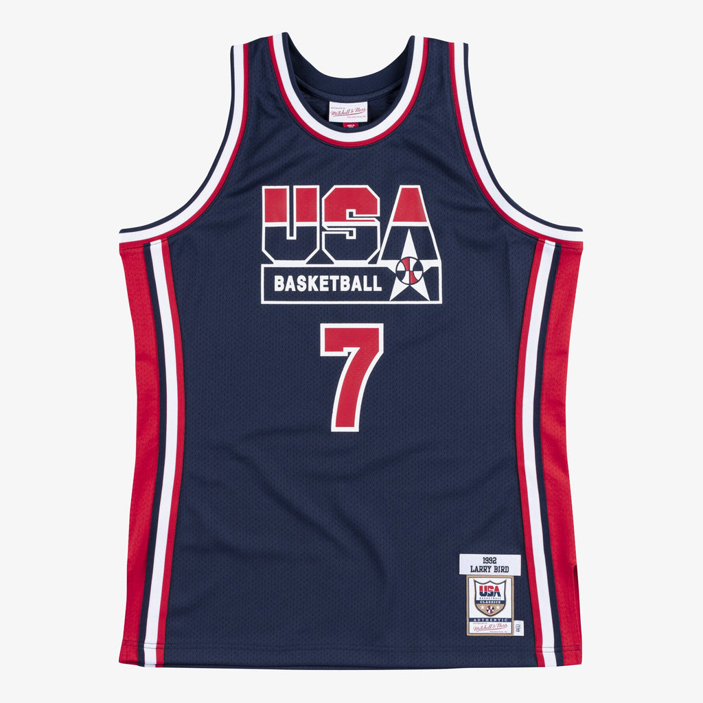 MENS MITCHELL & NESS AUTHENTIC JERSEY TEAM USA 1992 LARRY BIRD