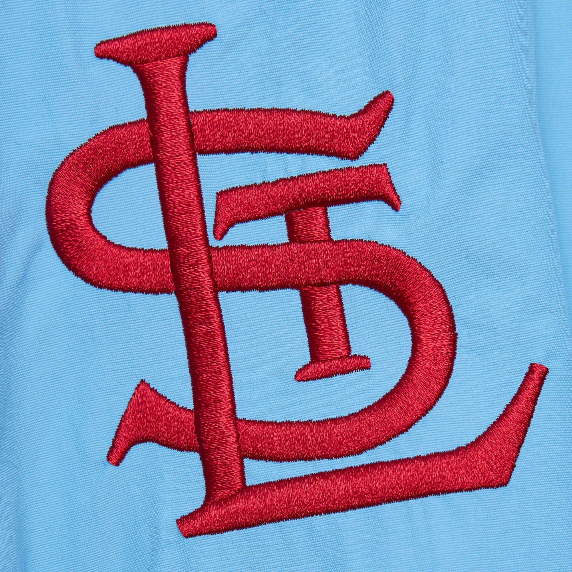 Mens Mitchell & Ness MLB CLASSIC NYLON PULLOVER VINTAGE LOGO CARDINALS