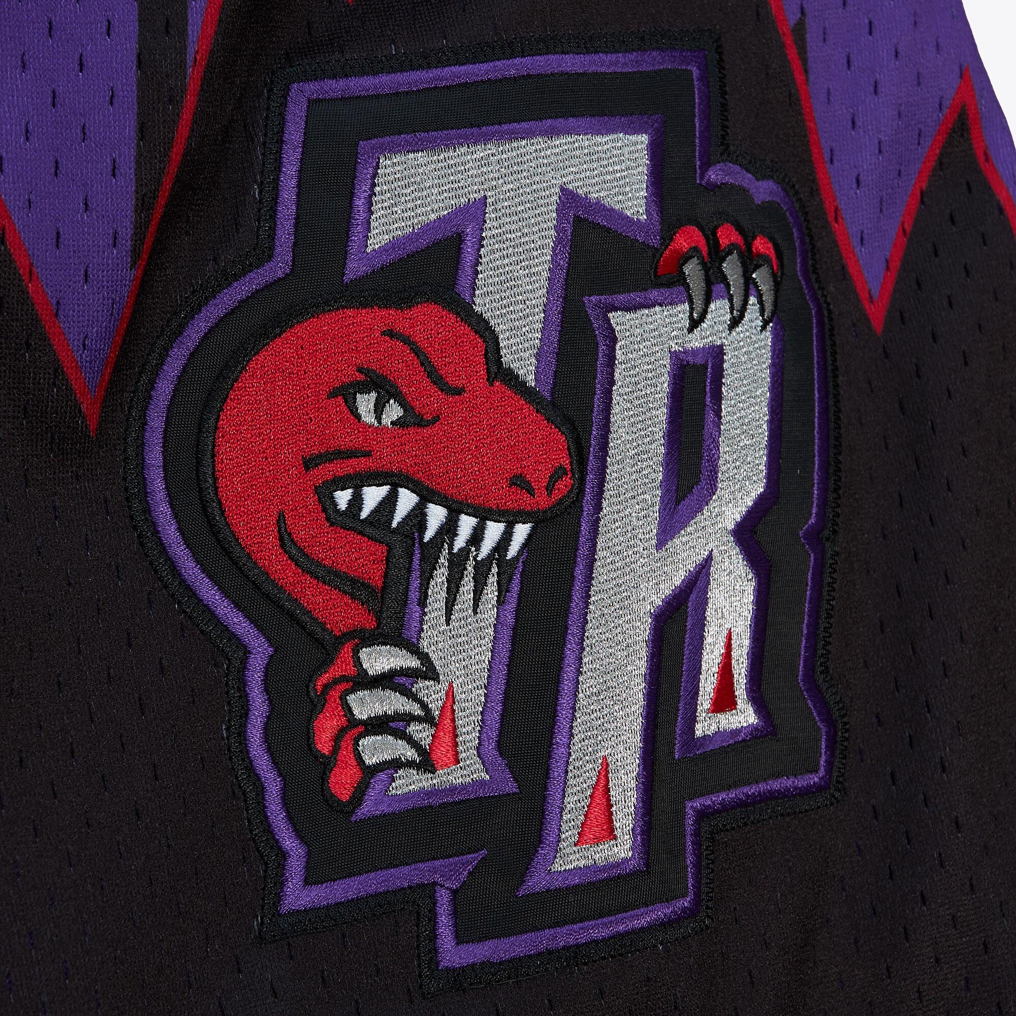 MENS MITCHELL & NESS NBA JUST DON HARDWOOD CLASSICS SHORTS RAPTORS 1995