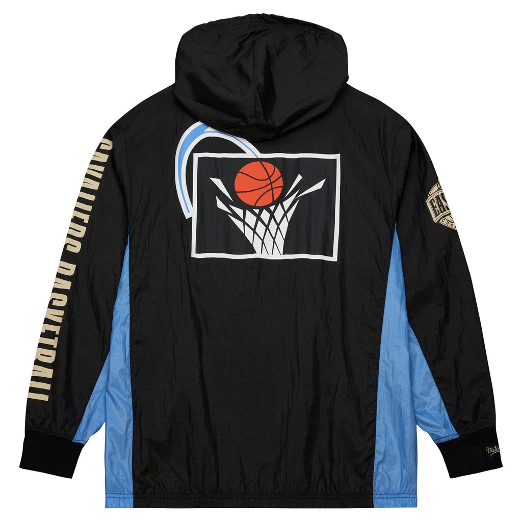 MENS MITCHELL & NESS NBA TEAM OG 2.0 ANORAK WINDBREAKER VINTAGE LOGO CAVALIERS