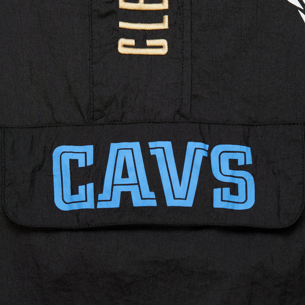 MENS MITCHELL & NESS NBA TEAM OG 2.0 ANORAK WINDBREAKER VINTAGE LOGO CAVALIERS