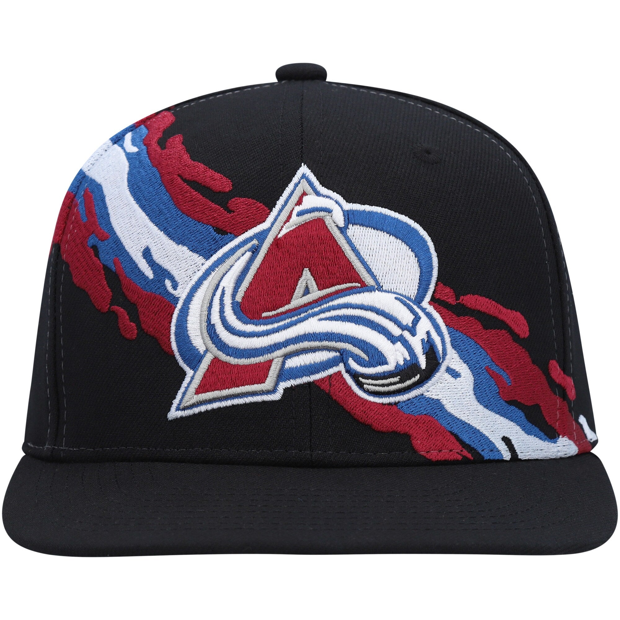 Mens Mitchell & Ness NHL VINTAGE PAINTBRUSH SNAPBACK AVALANCHE