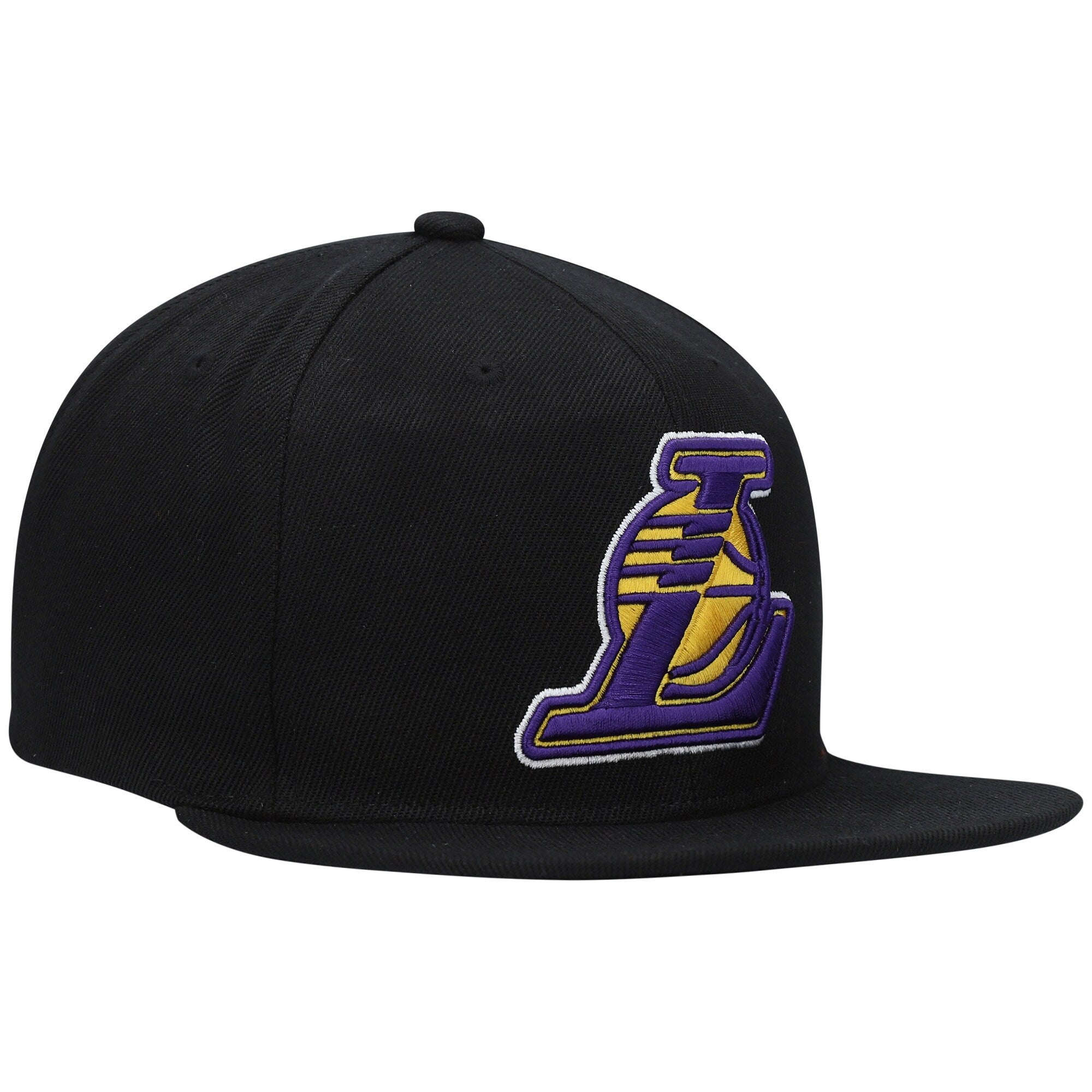 MENS MITCHELL & NESS NBA CORE BASIC SNAPBACK LAKERS - BLACK