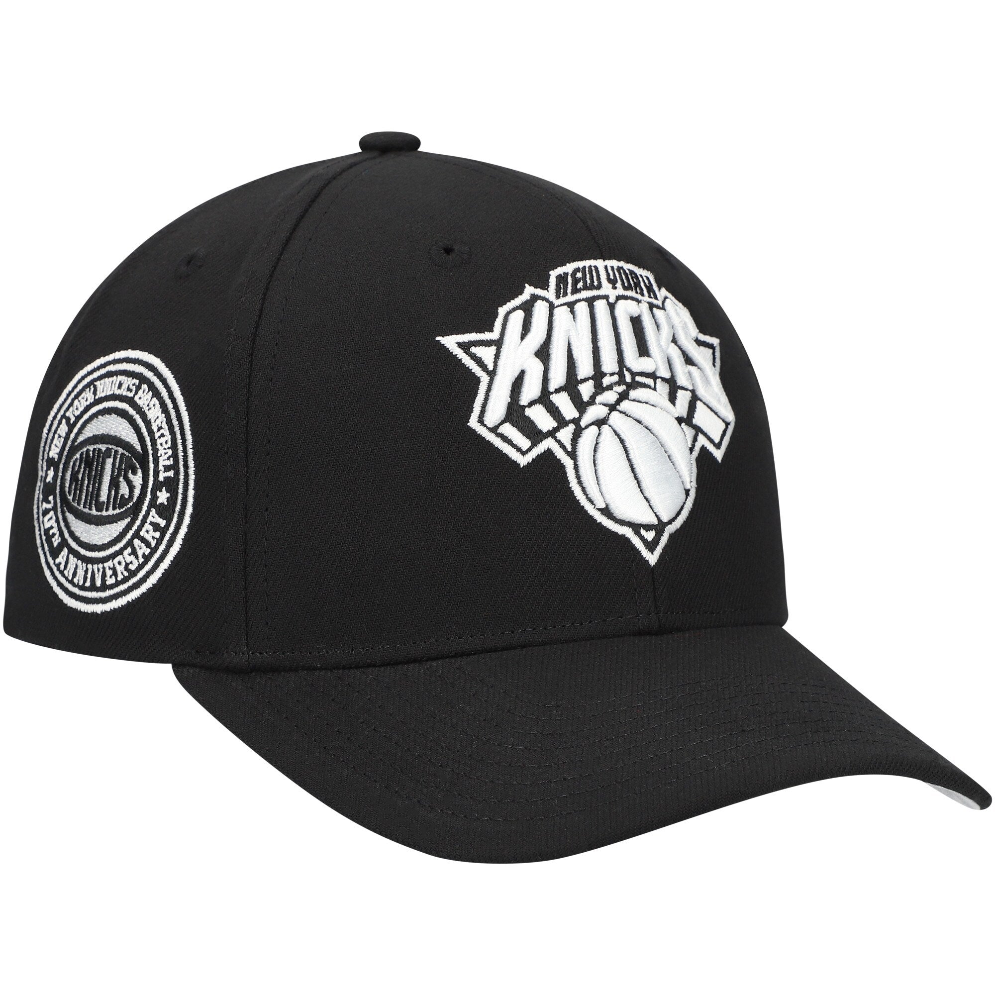 MENS MITCHELL & NESS NBA PANDA PRO SNAPBACK KNICKS - BLACK