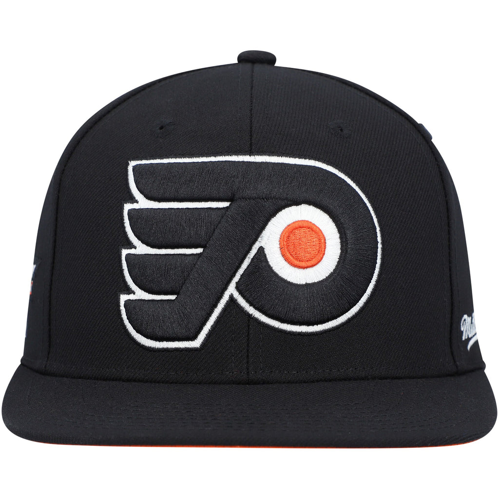 MENS MITCHELL & NESS NHL VINTAGE FITTED FLYERS - BLACK