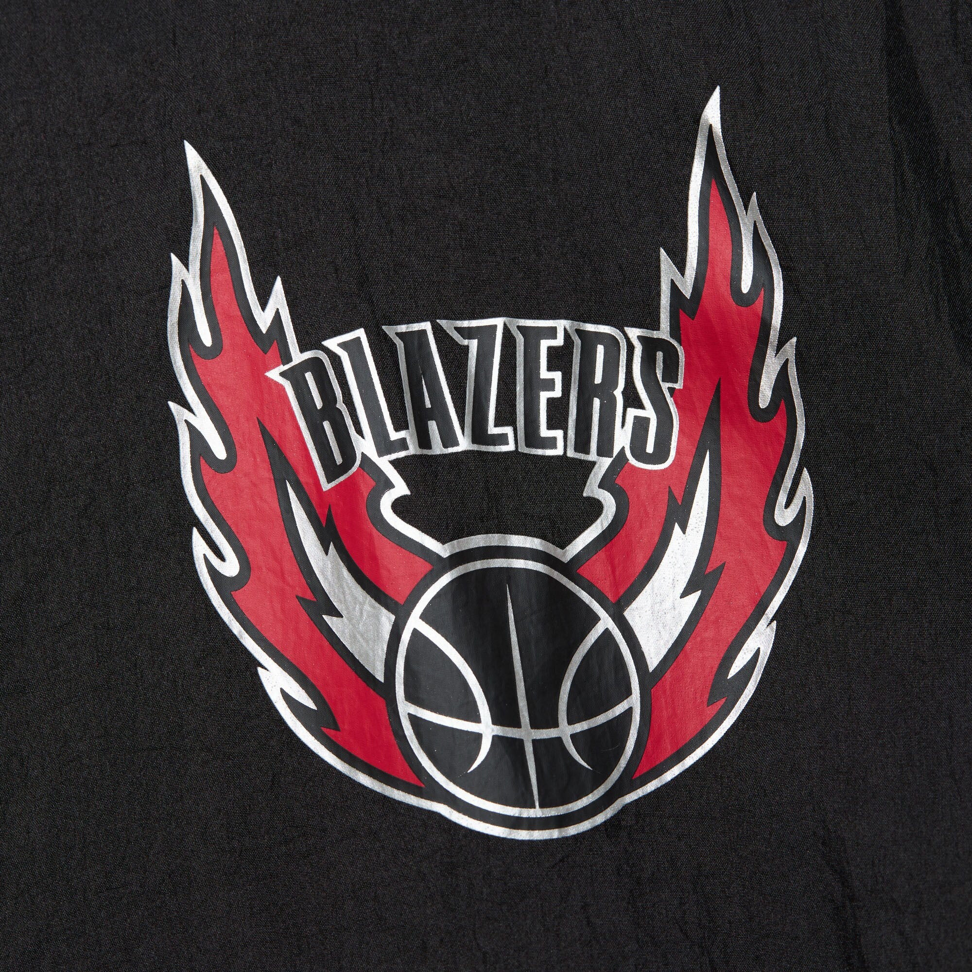 MENS MITCHELL & NESS NBA TEAM OG 2.0 WINDBREAKER VINTAGE LOGO TRAIL BLAZERS