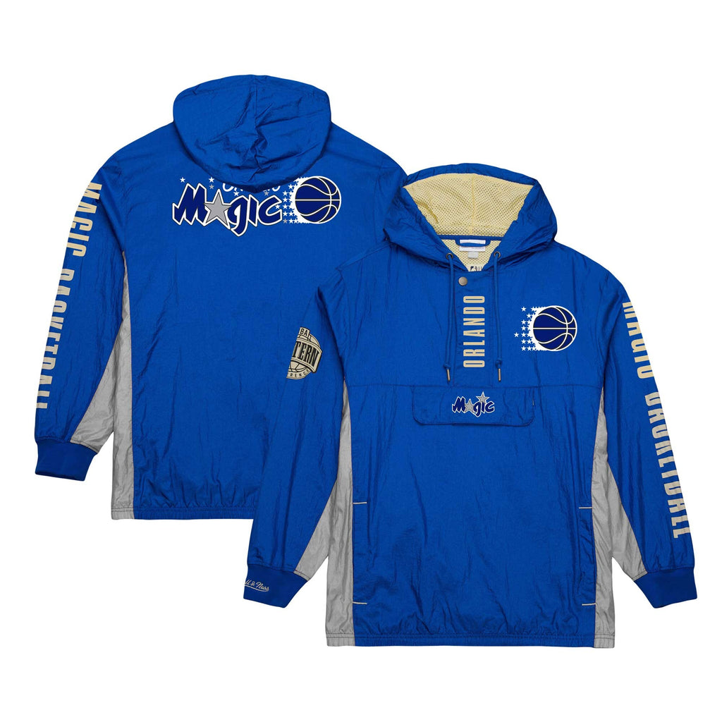 MENS MITCHELL & NESS NBA TEAM OG 2.0 ANORAK WINDBREAKER VINTAGE LOGO MAGIC