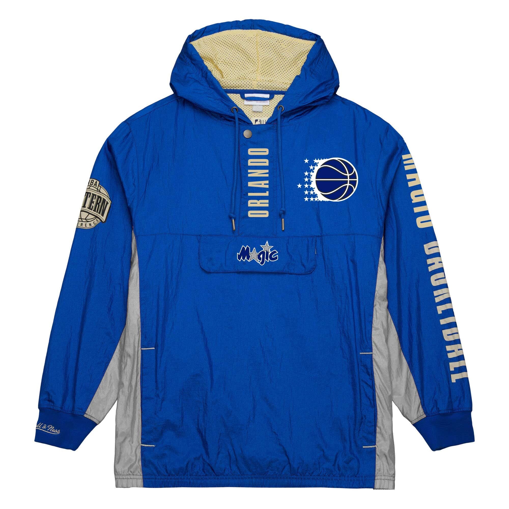 MENS MITCHELL & NESS NBA TEAM OG 2.0 ANORAK WINDBREAKER VINTAGE LOGO MAGIC