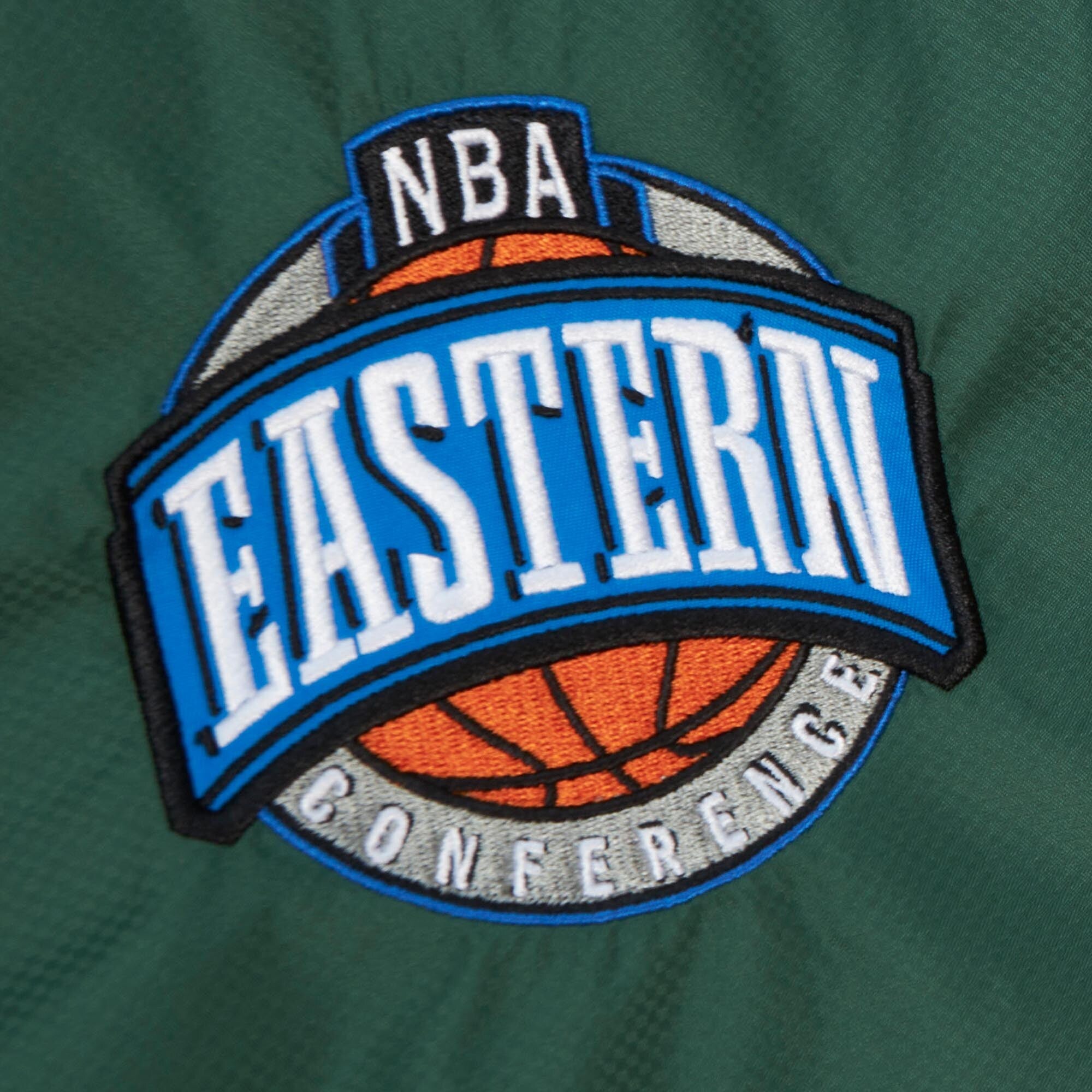MENS MITCHELL & NESS NBA TEAM ORIGINS PULLOVER ANORAK BUCKS