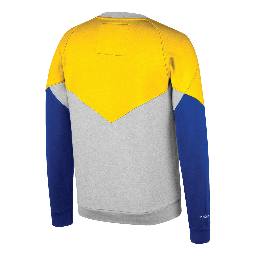 Mens Mitchell & Ness NBA Golden State Warriors Trading Block Crew