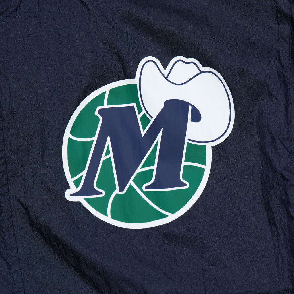 MENS MITCHELL & NESS NBA TEAM OG 2.0 ANORAK WINDBREAKER VINTAGE LOGO MAVERICKS