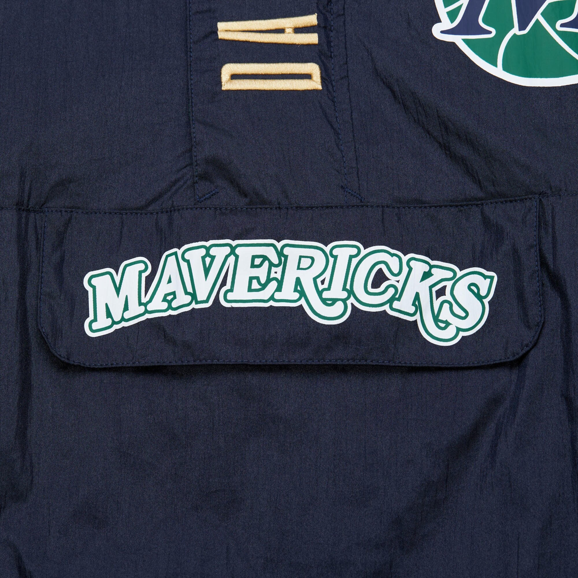 MENS MITCHELL & NESS NBA TEAM OG 2.0 ANORAK WINDBREAKER VINTAGE LOGO MAVERICKS