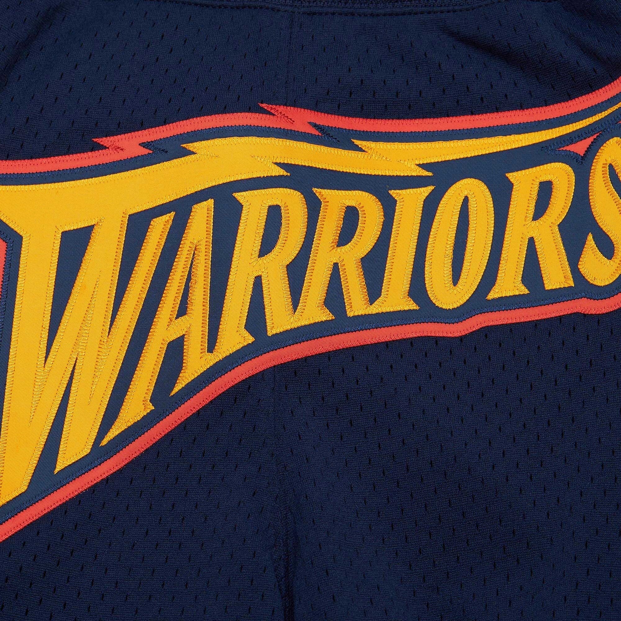 MENS MITCHELL & NESS NBA JUST DON 7IN SHORTS WARRIORS