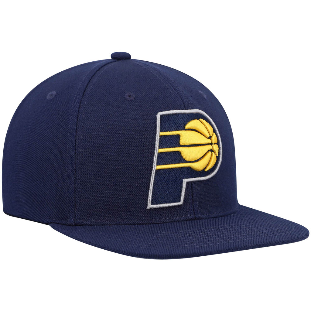 Mens Mitchell & Ness NBA TEAM GROUND 2.0 SNAPBACK HWC PACERS