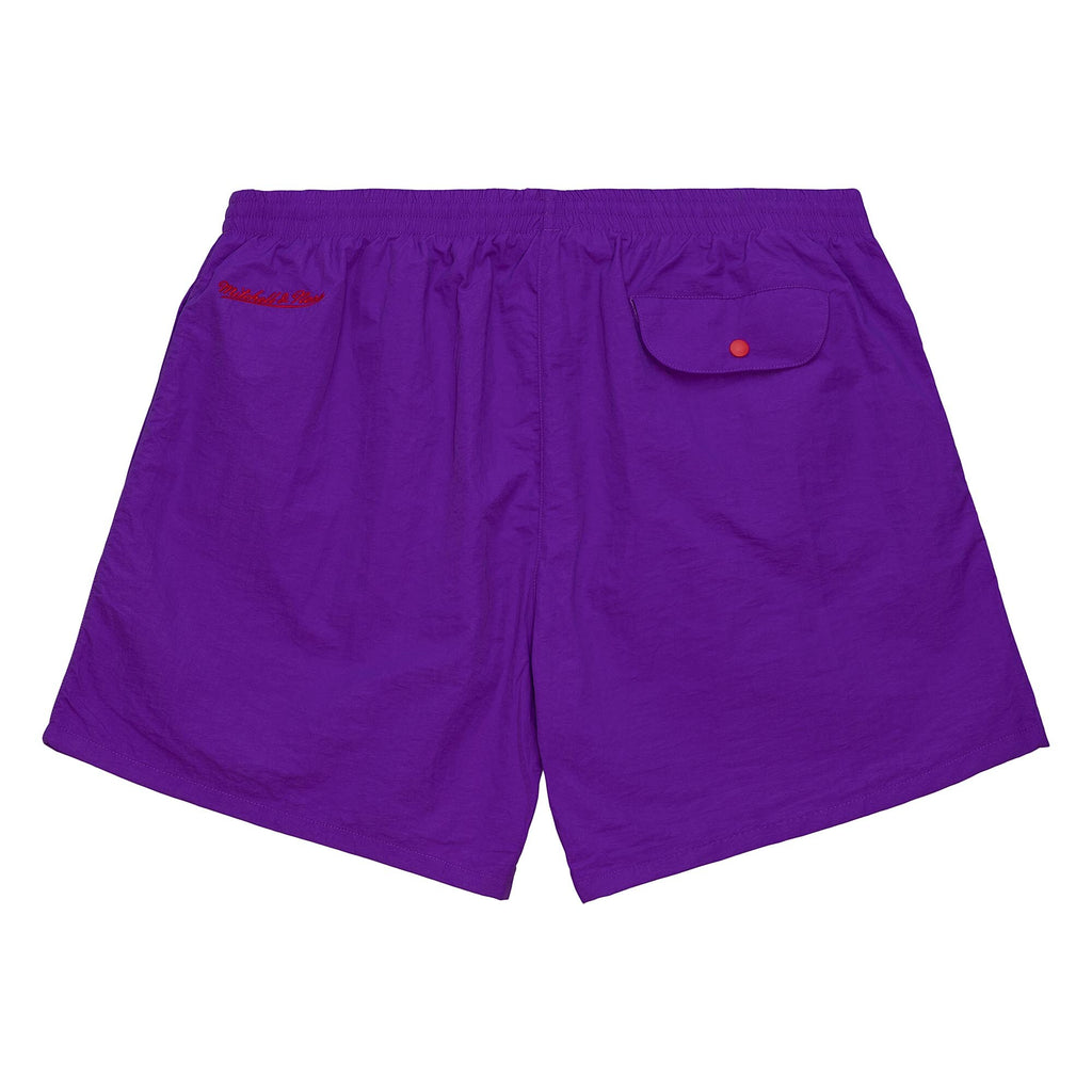 MENS MITCHELL & NESS NBA WOVEN SHORTS RAPTORS
