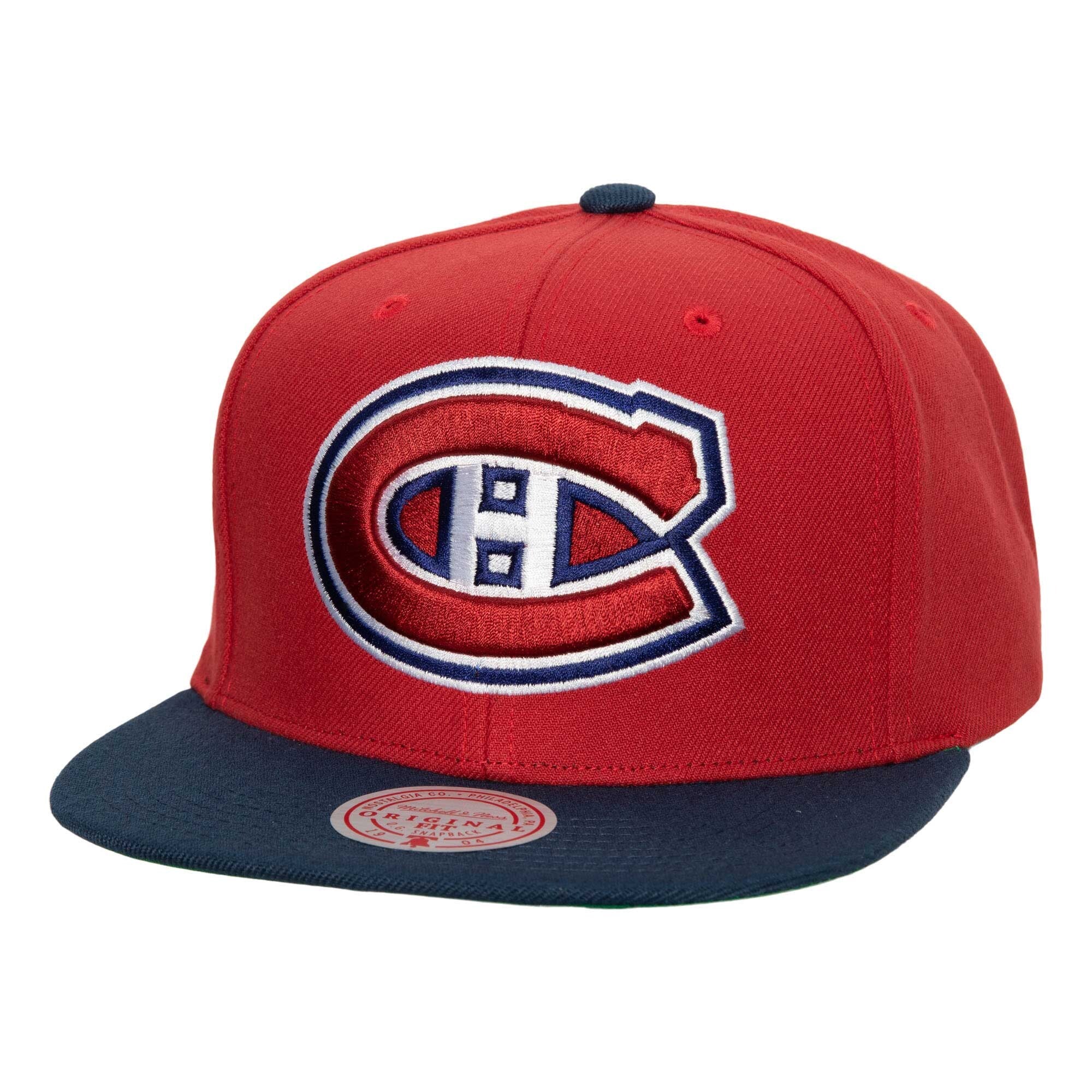 Mens Mitchell & Ness NHL TEAM 2 TONE 2.0 SNAPBACK CANADIENS