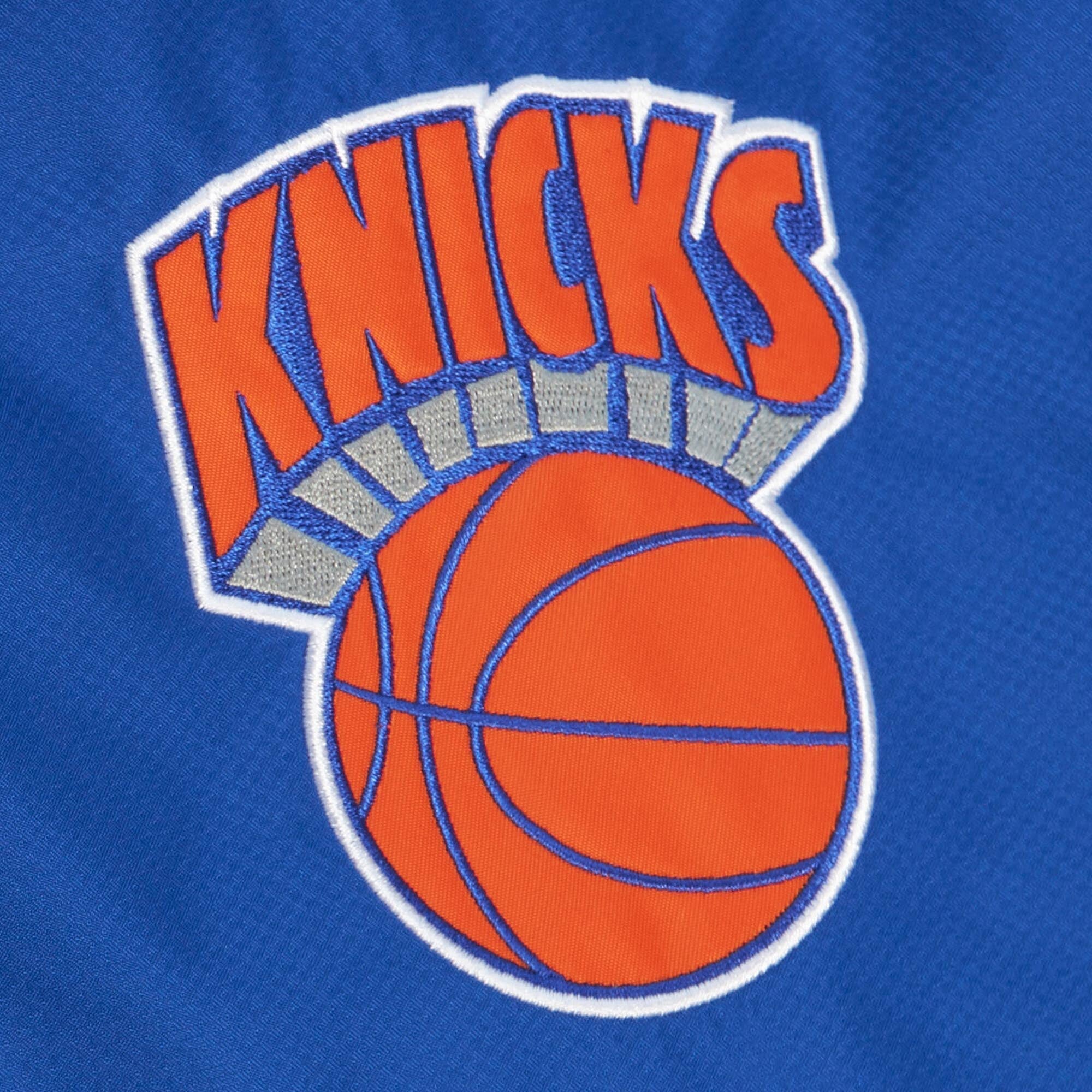 MENS MITCHELL & NESS NBA TEAM ORIGINS PULLOVER ANORAK KNICKS