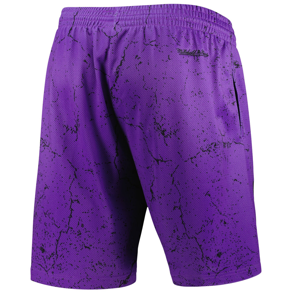 MENS MITCHELL & NESS NBA PLAYER BURST MESH SHORTS RAPTORS VINCE CARTER
