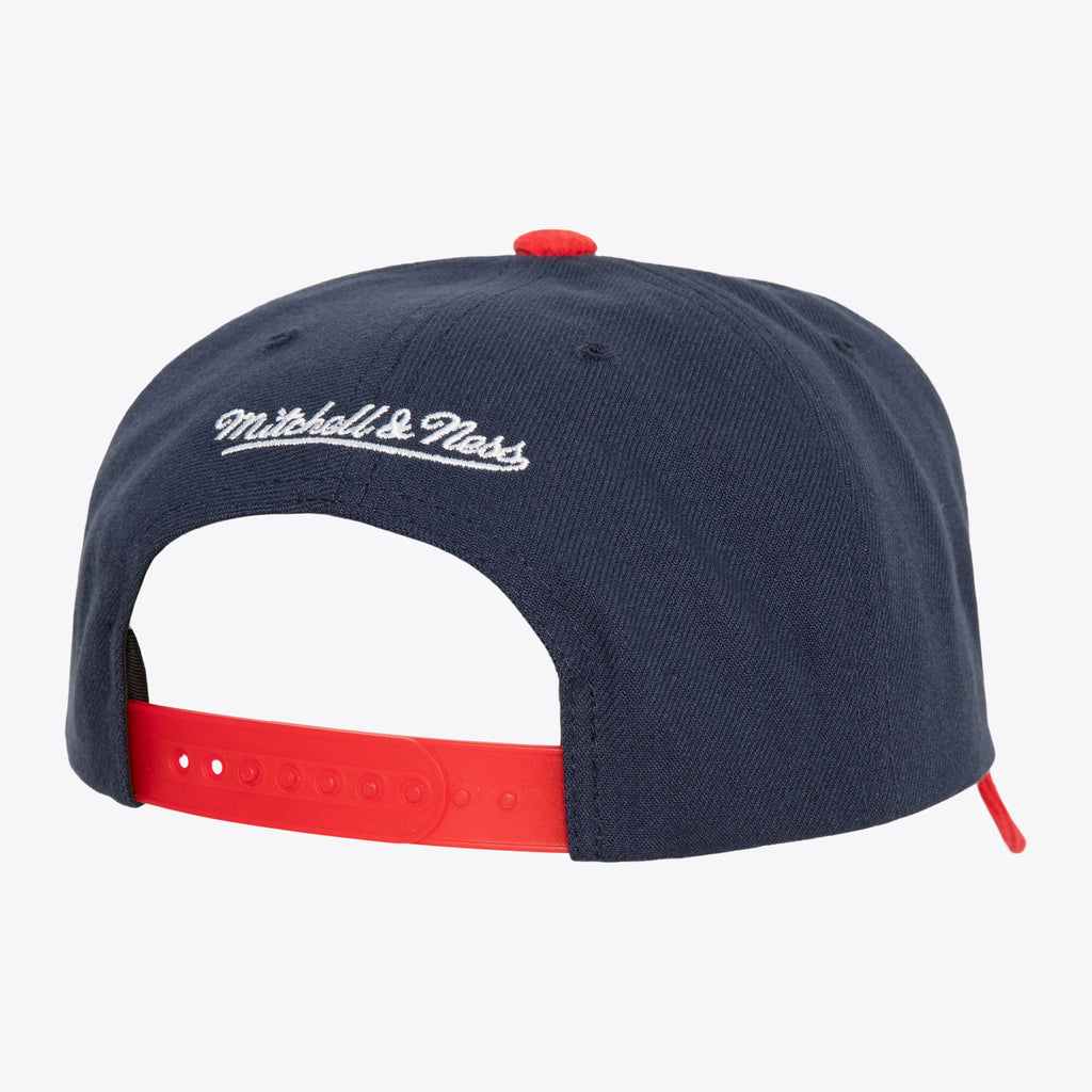 MENS MITCHELL & NESS MLB CORD PRO SNAPBACK BRAVES - NAVY