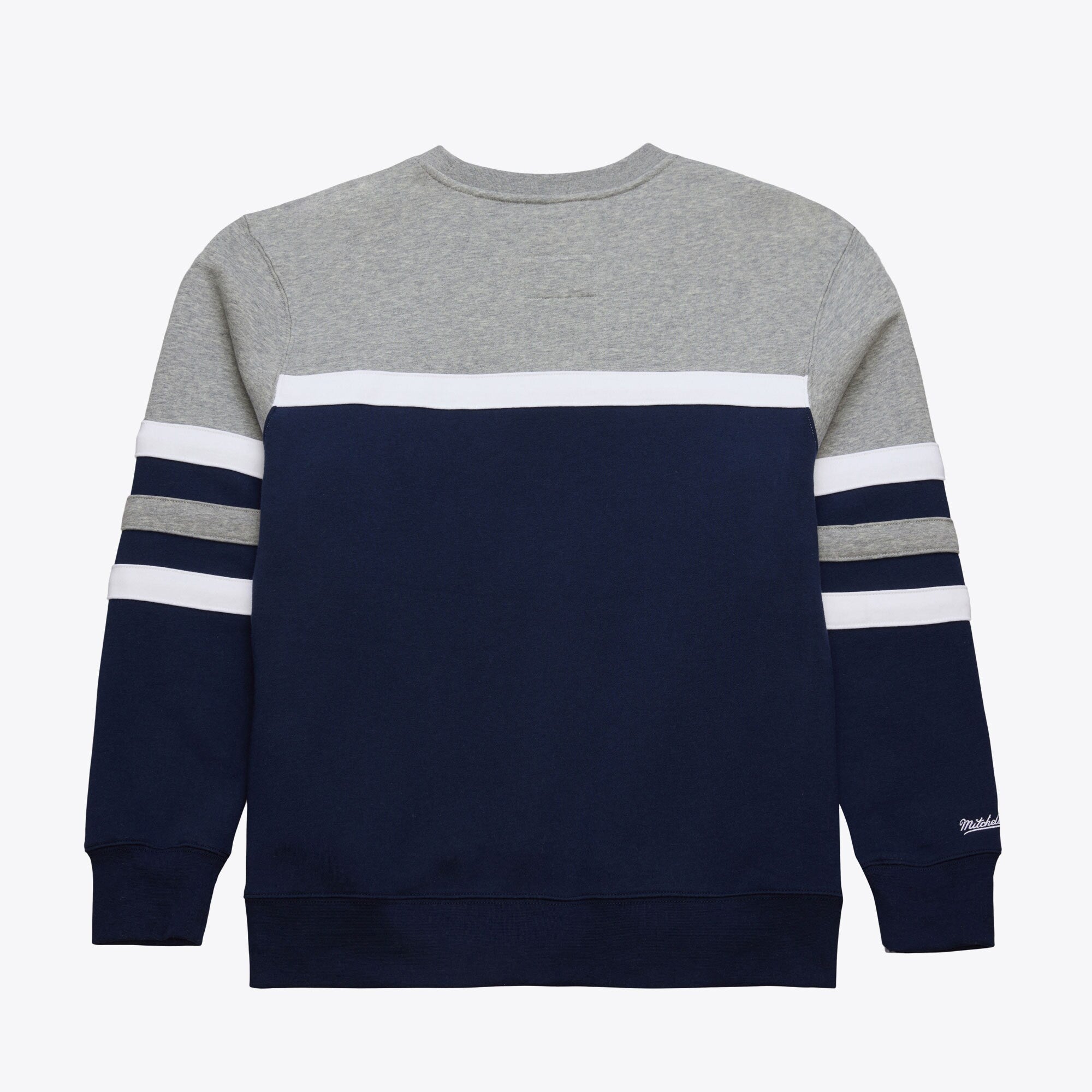 Mens Mitchell & Ness NFL HEAD COACH FLEECE CREW VINTAGE LOGO COWBOYS