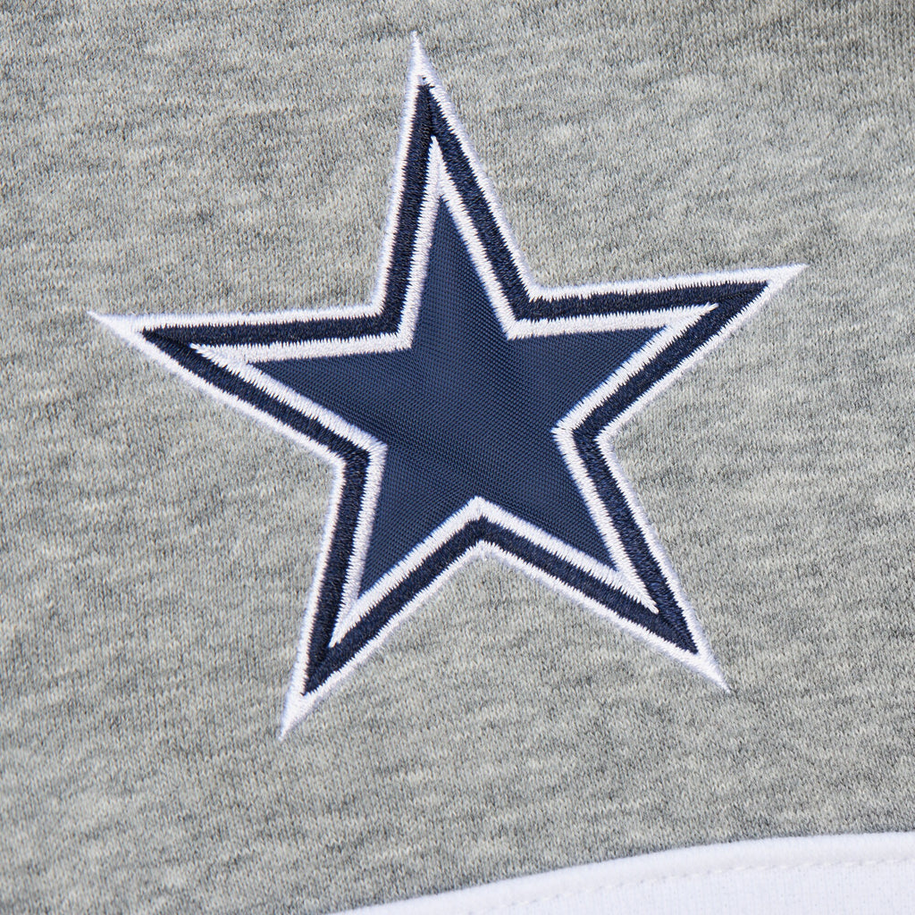 Mens Mitchell & Ness NFL HEAD COACH FLEECE CREW VINTAGE LOGO COWBOYS