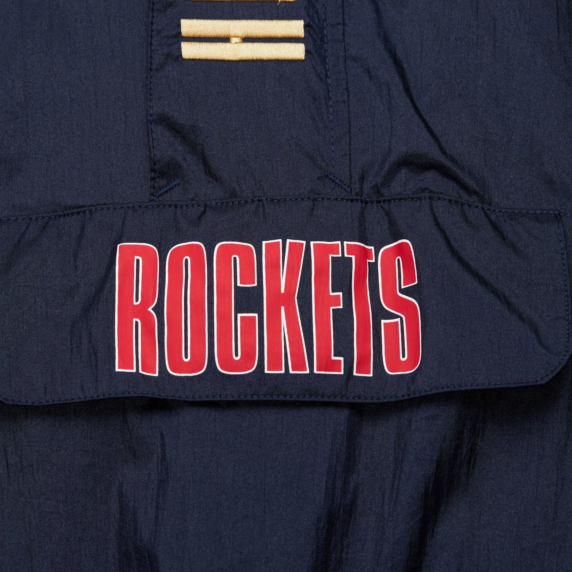 MENS MITCHELL & NESS NBA TEAM OG 2.0 ANORAK WINDBREAKER VINTAGE LOGO ROCKETS