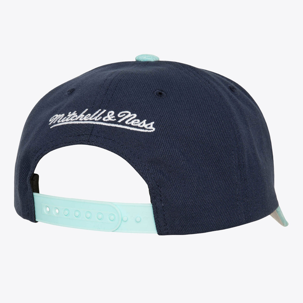 MENS MITCHELL & NESS NHL CORD PRO SNAPBACK KRAKEN - NAVY