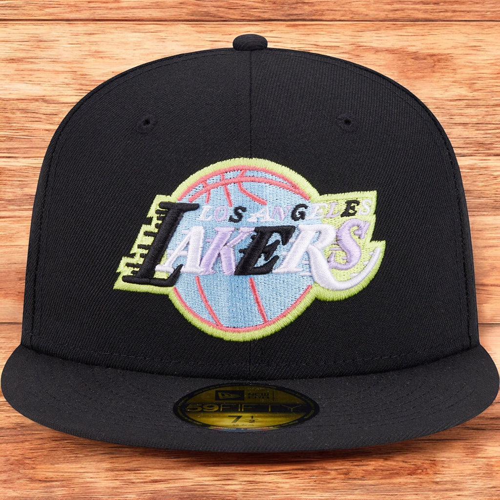 [60303658] Mens New Era NBA LA LAKERS 5950 COLOR PACK FITTED - BLACK