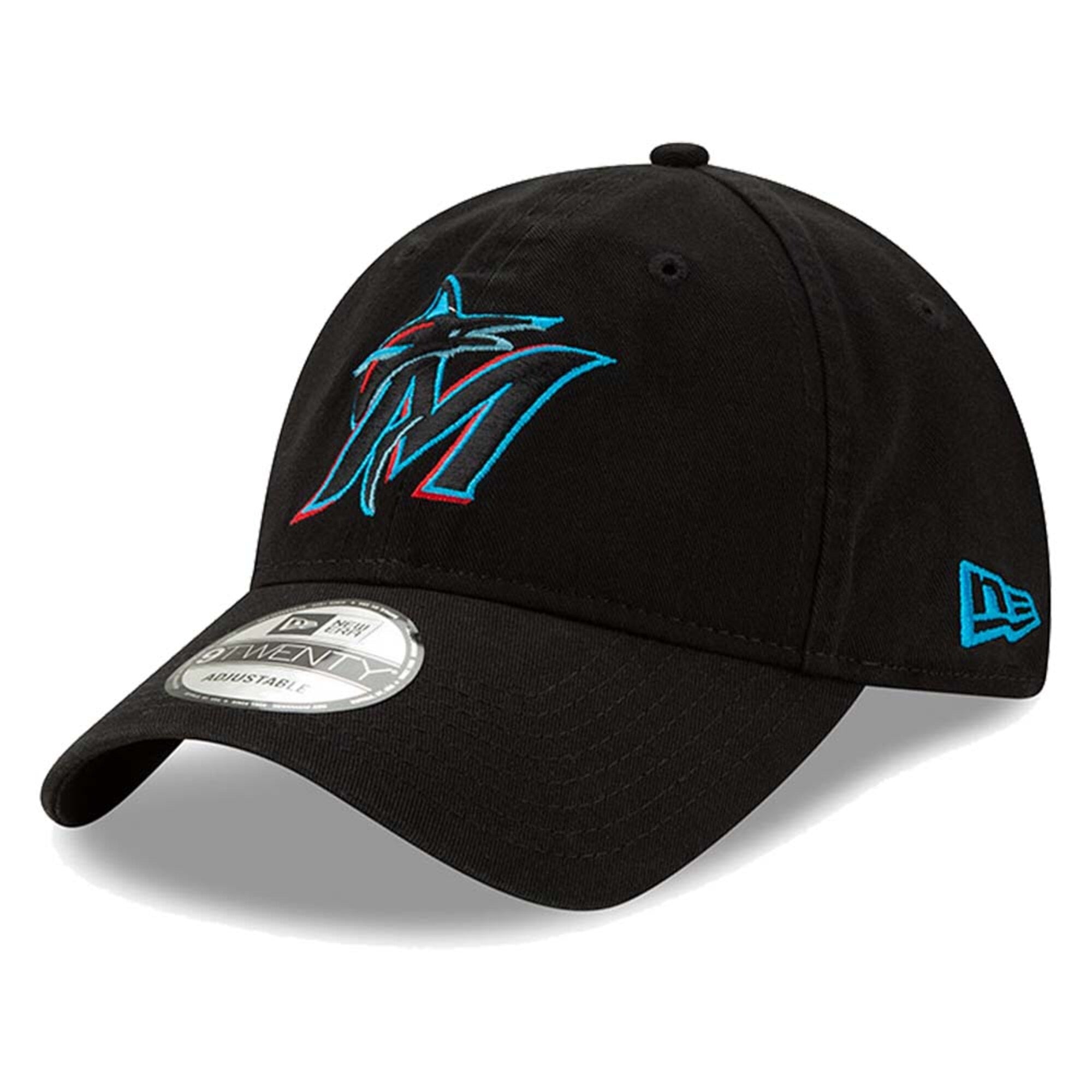 [11885662] MENS NEW ERA MLB MIAMI MARLINS 920 CORE CLASSIC STRAPBACK - BLACK