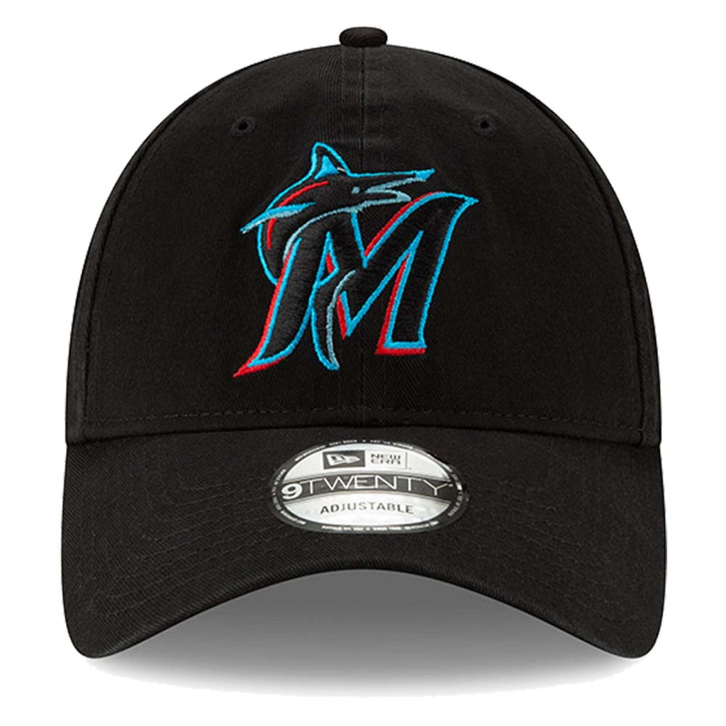 [11885662] MENS NEW ERA MLB MIAMI MARLINS 920 CORE CLASSIC STRAPBACK - BLACK