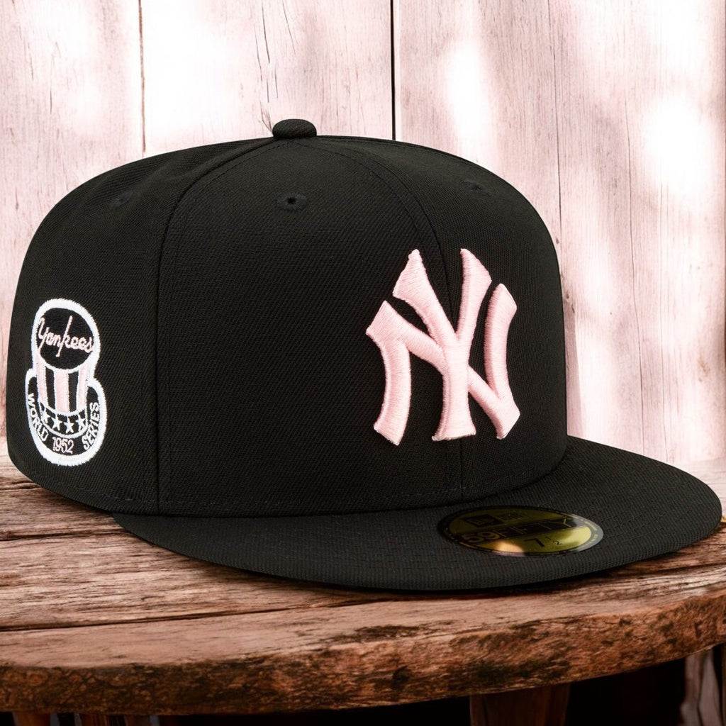 [70602745] Mens New Era MLB NY YANKEES 5950 FITTED 'WORLD SERIES 1952'-NAVY/PINK