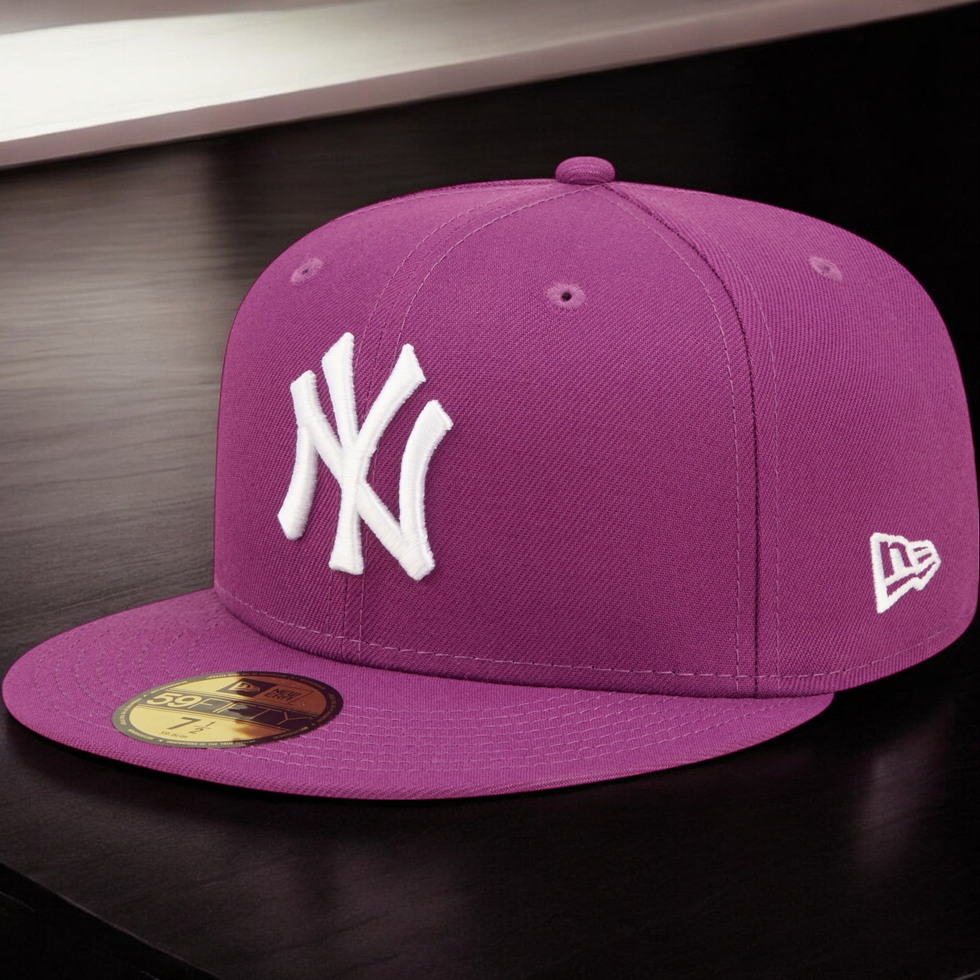 [70685161] Mens New Era MLB NY YANKEES 5950 FITTED - SPARKLING GRAPE