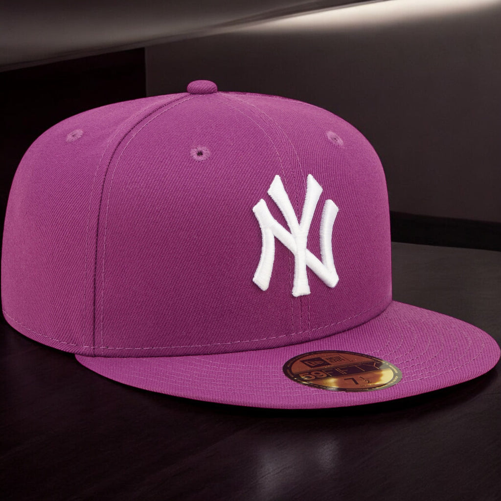 [70685161] Mens New Era MLB NY YANKEES 5950 FITTED - SPARKLING GRAPE