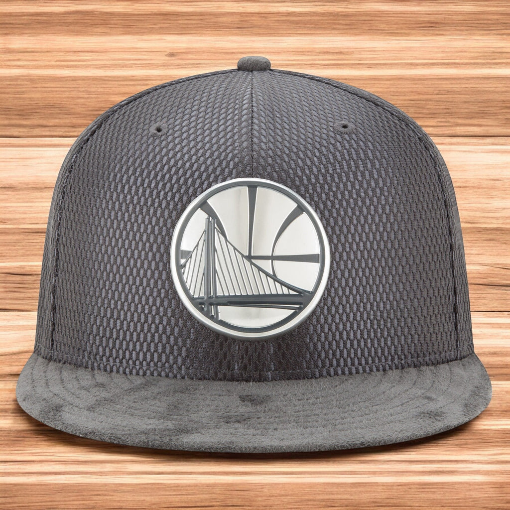 [11472053] Mens New Era NBA GS WARRIORS ON THE COURT 950 SNAPBACK - GRAY