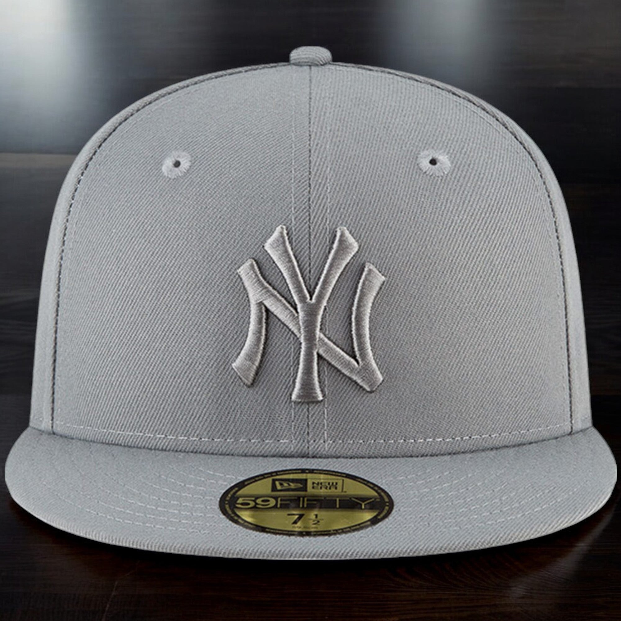 [70587458] Mens New Era MLB NY YANKEES 5950 FITTED - STORM GREY