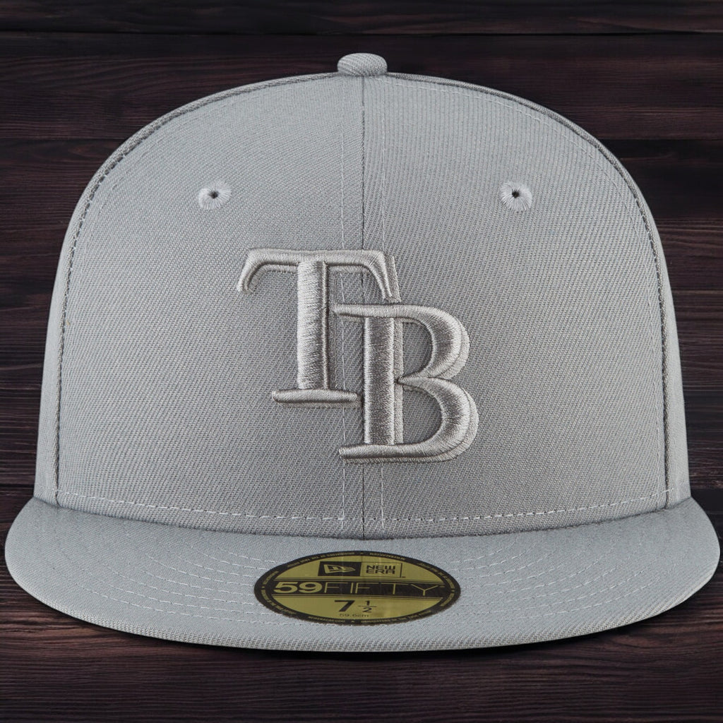 [70587764] Mens New Era MLB TAMPA BAY RAYS 5950 FITTED - STORM GREY