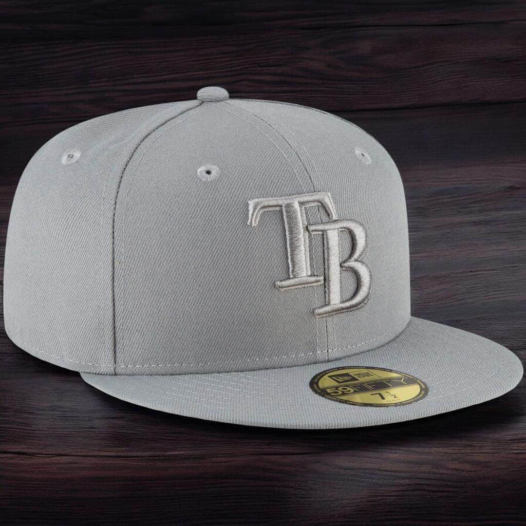 [70587764] Mens New Era MLB TAMPA BAY RAYS 5950 FITTED - STORM GREY