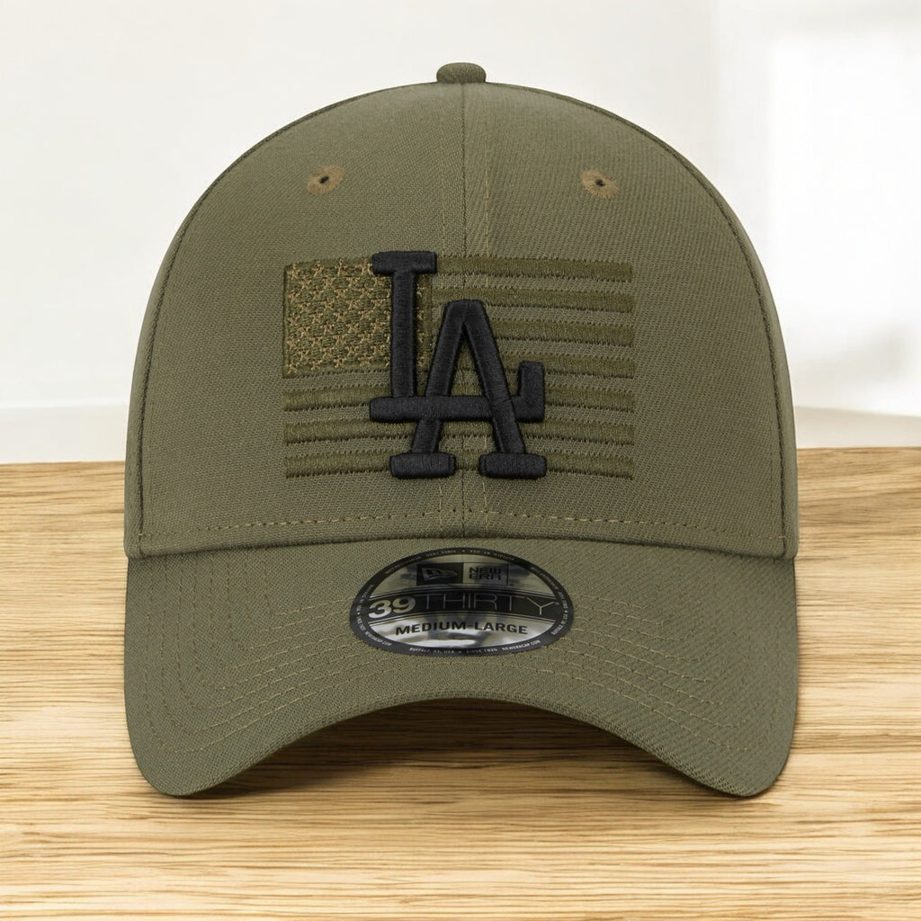 [60352733] Mens New Era MLB 3930 ARMED FORCES DAY STRETCH FIT - LA DODGERS