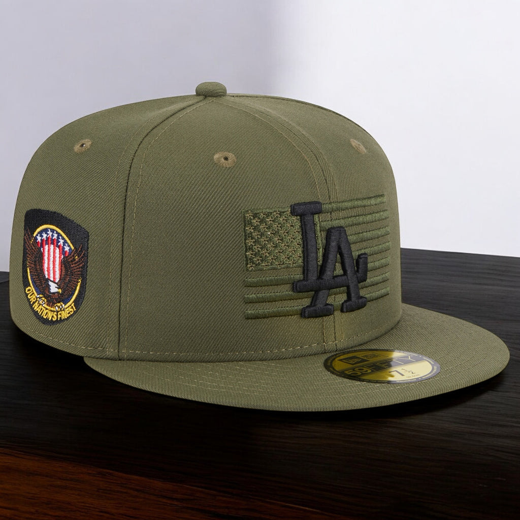 [60352771] Mens New Era MLB 5950 ARMED FORCES DAY ON-FIELD FITTED - LA DODGERS