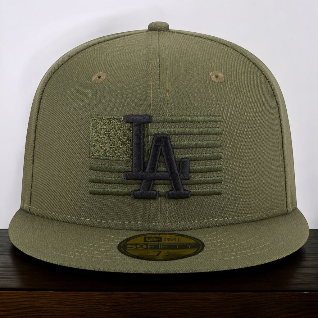 [60352771] Mens New Era MLB 5950 ARMED FORCES DAY ON-FIELD FITTED - LA DODGERS