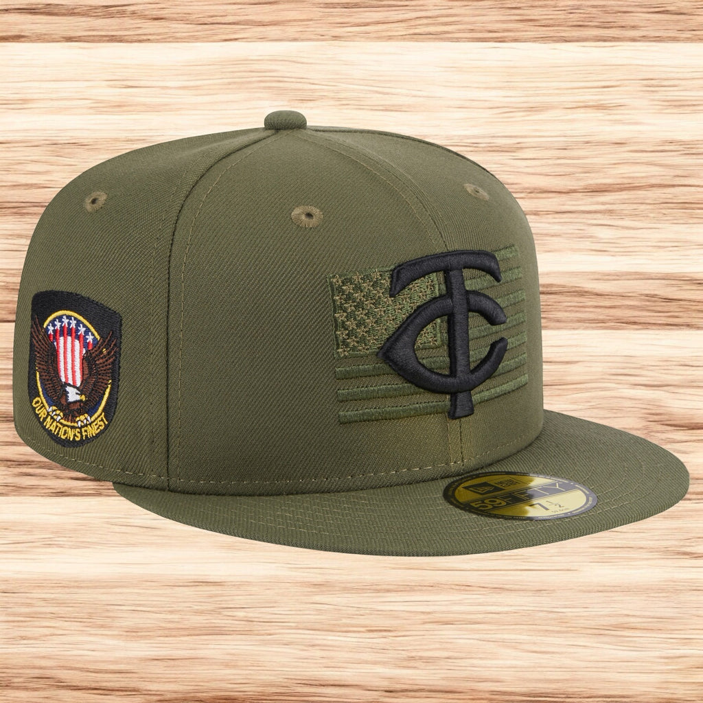 [60352776] Mens New Era MLB 5950 ARMED FORCES ON-FIELD FITTED - MINNESOTA TWINS