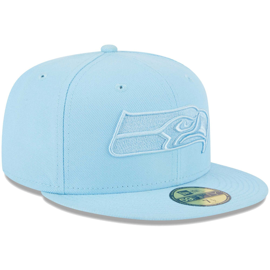 [60322811] MENS NEW ERA NFL SEATTLE SEAHAWKS 5950 COLOR PACK FITTED - SKY BLUE