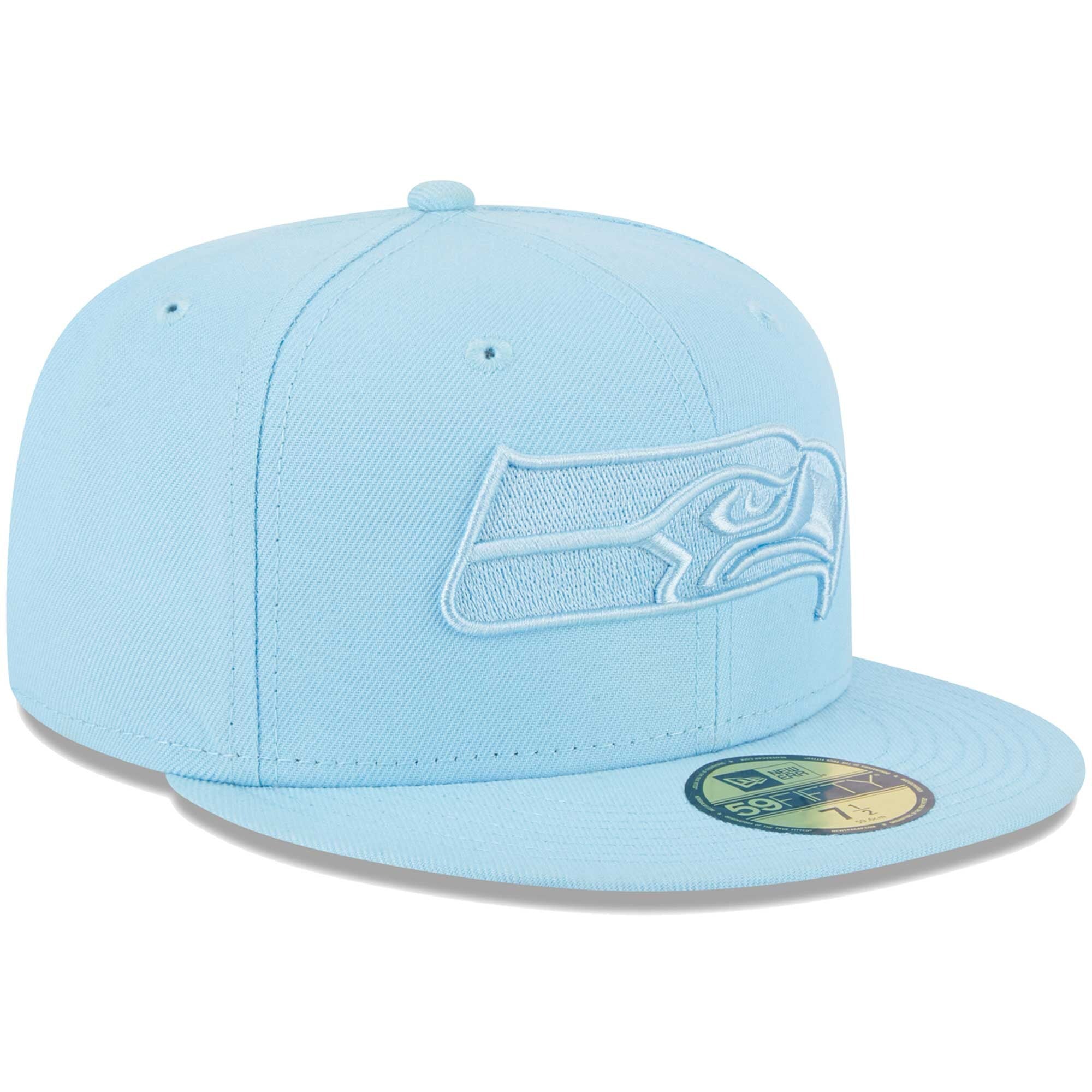 [60322811] MENS NEW ERA NFL SEATTLE SEAHAWKS 5950 COLOR PACK FITTED - SKY BLUE